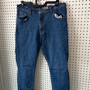 Wrangler Men's Slim Fit Blue Jeans